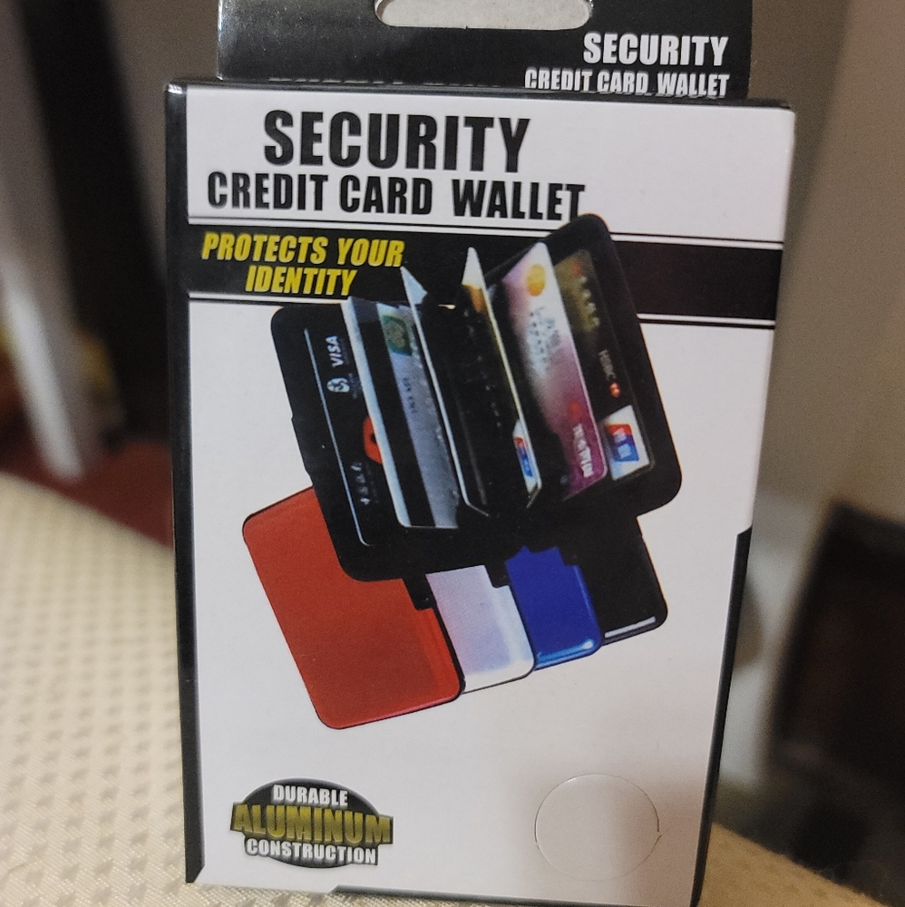 Wallet credit card security